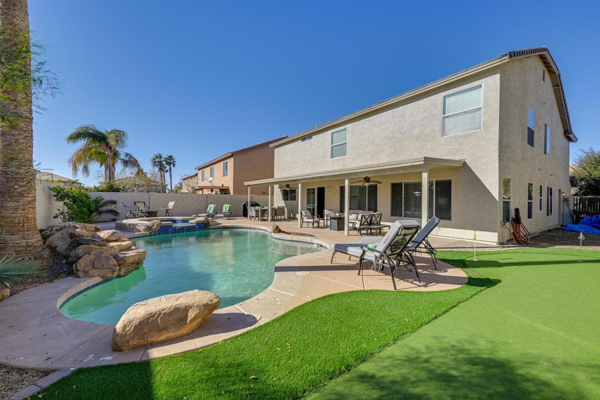 Spacious Arizona Home Pool, 9 Mi To San Tan Mtn Queen Creek المظهر الخارجي الصورة